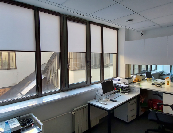 Портфолио Рулонные шторы без сверления