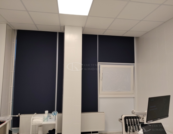 Портфолио Рулонные шторы без сверления