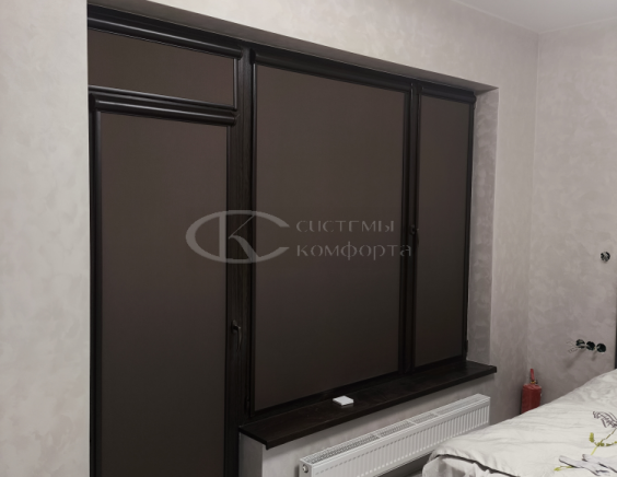 Портфолио Рулонные шторы без сверления