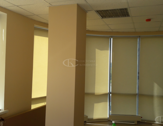 Портфолио Рулонные шторы без сверления