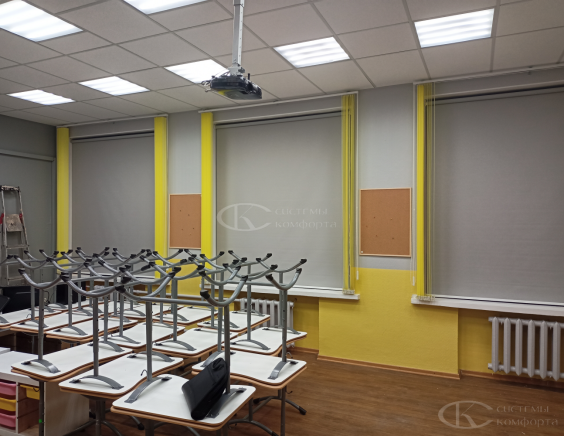 Портфолио Рулонные шторы без сверления