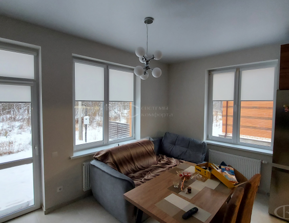 Портфолио Рулонные шторы без сверления