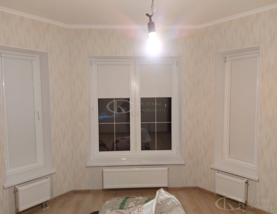 Портфолио Рулонные шторы без сверления