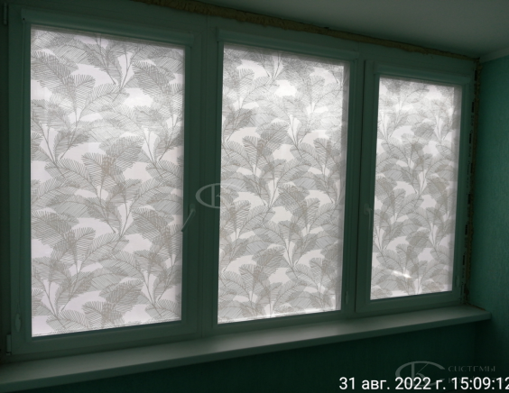 Портфолио Рулонные шторы без сверления