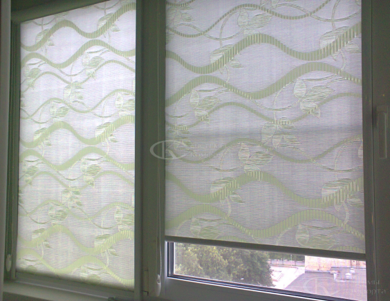 Портфолио Рулонные шторы без сверления