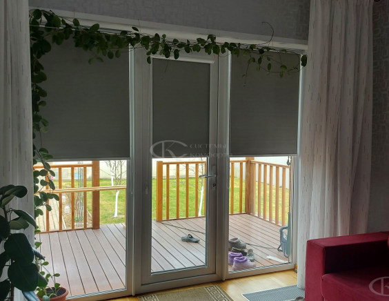 Портфолио Рулонные шторы без сверления