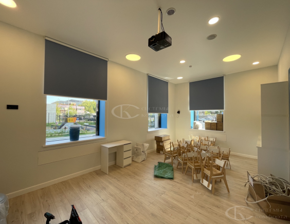 Портфолио Рулонные шторы без сверления