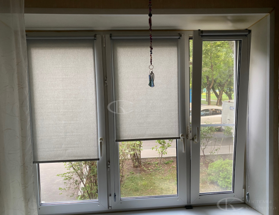 Портфолио Рулонные шторы без сверления