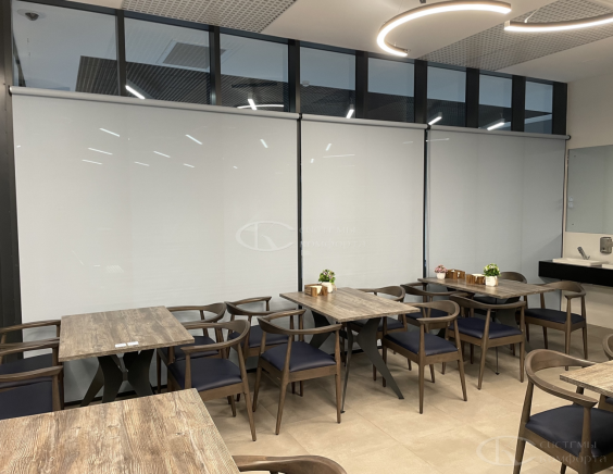 Портфолио Рулонные шторы без сверления