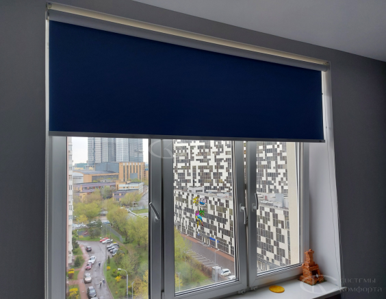 Портфолио Рулонные шторы без сверления